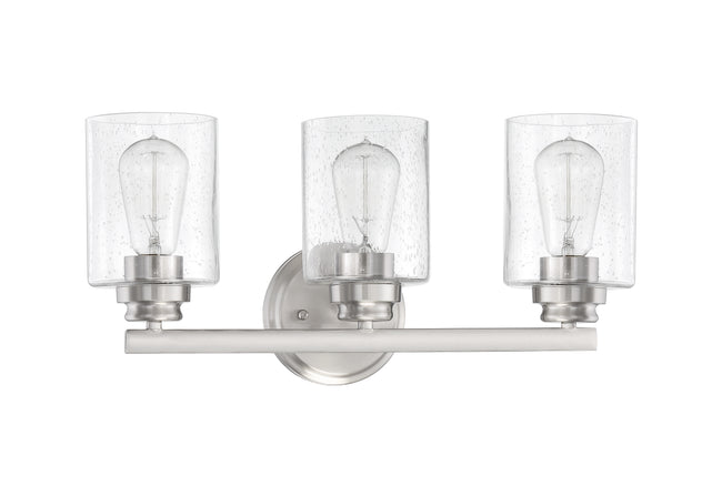 50503-BNK - Bolden 3 Light 18" Wide Vanity Light - Brushed Nickel