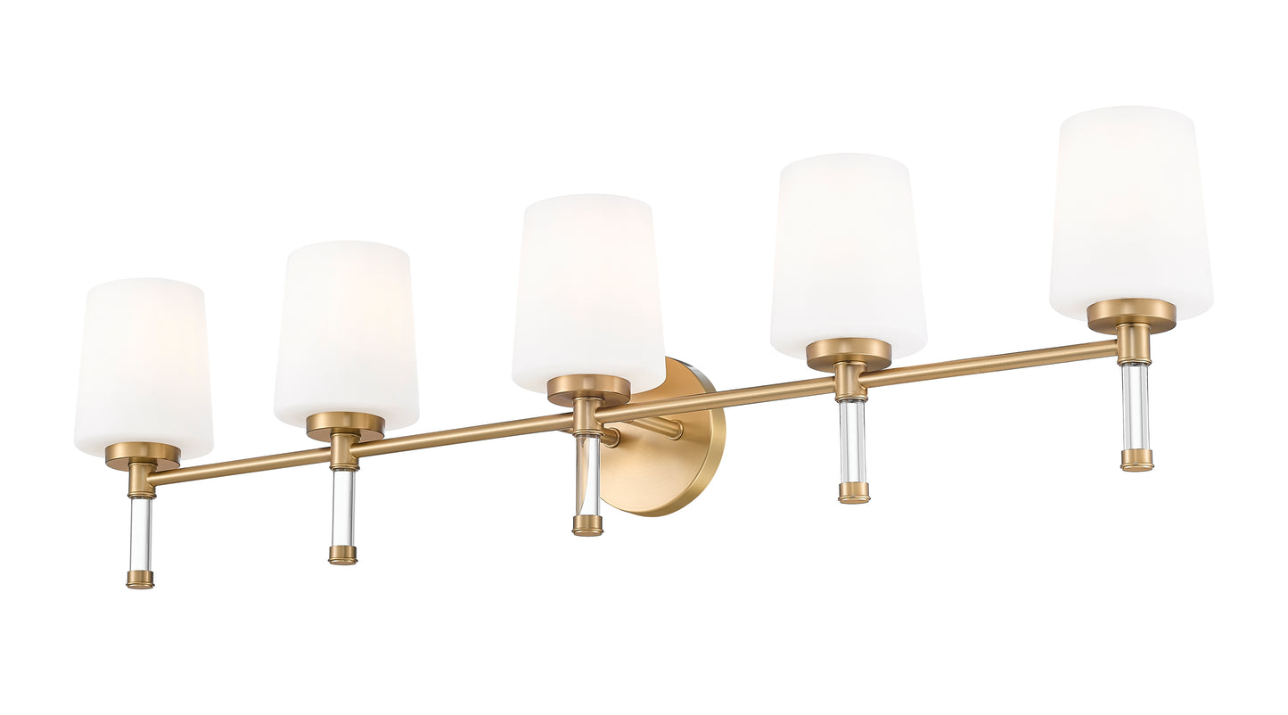 7700-5V-MGLD - Henri 5 Light 42" Vanity - Modern Gold