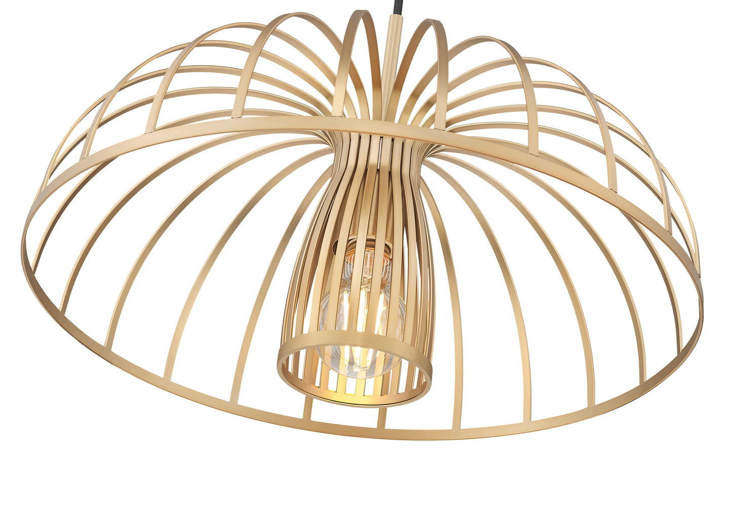 623P16-MGLD - Valencia 1 Light 16" Pendant - Modern Gold