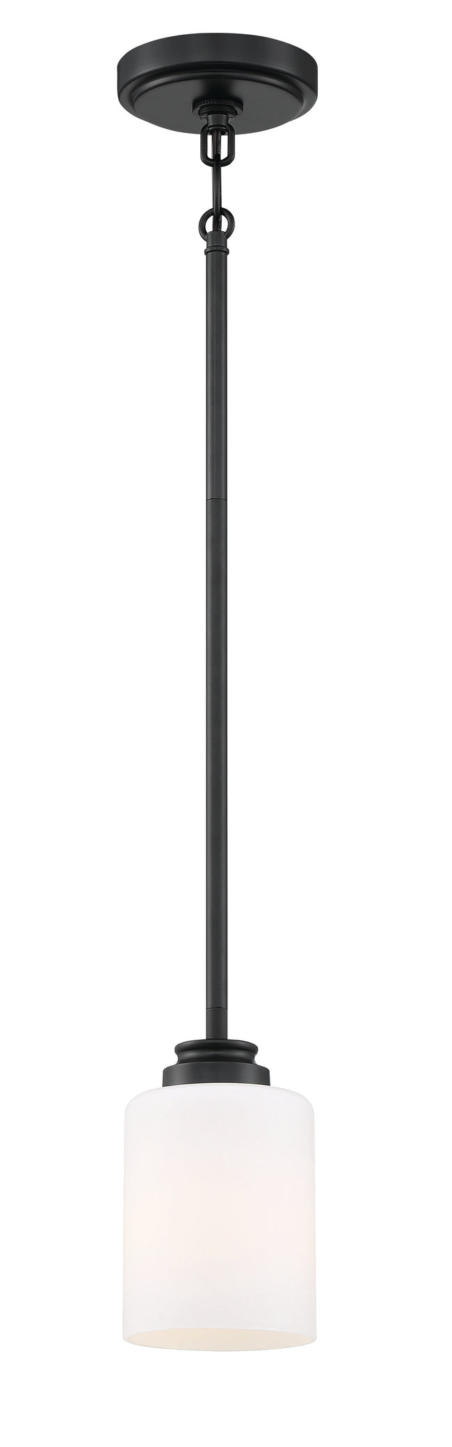50591-FB-WG - Bolden 1 Light 5" Wide Mini Pendant - Flat Black