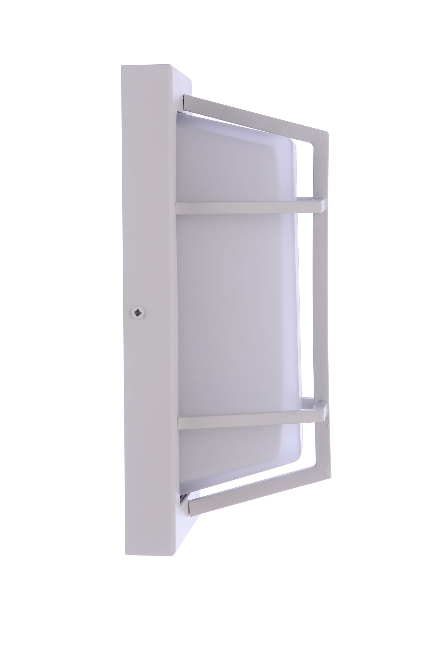 ZA6102-TW - Bulkhead Rectangular 1 Light 10" High Outdoor Wall/Ceiling Mount - Textured White