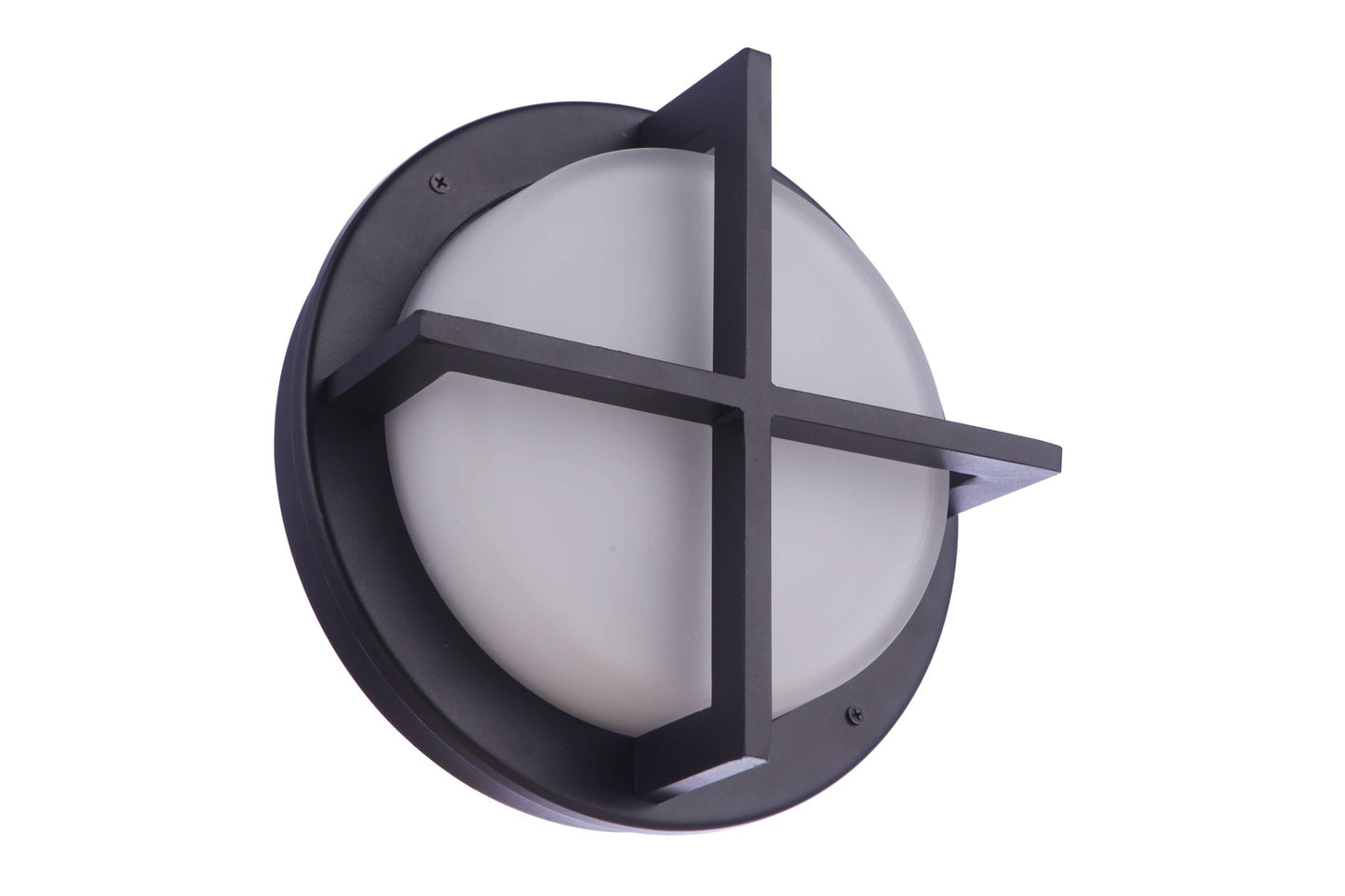 ZA5912-TB - Bulkhead Round 2 Light 3.94" High Outdoor Wall/Ceiling Mount - Textured Black