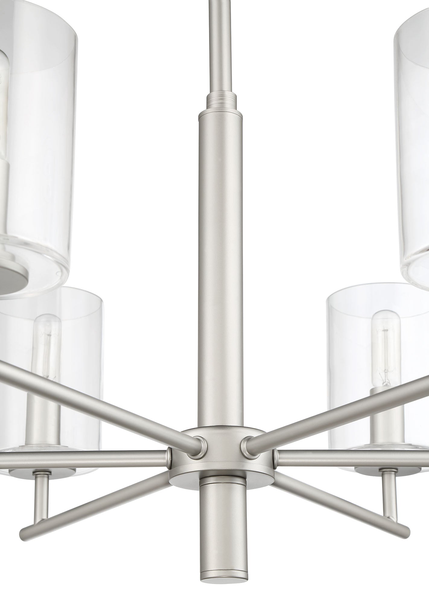 55626-SN - Hailie 6 Light 26" Wide Chandelier - Satin Nickel