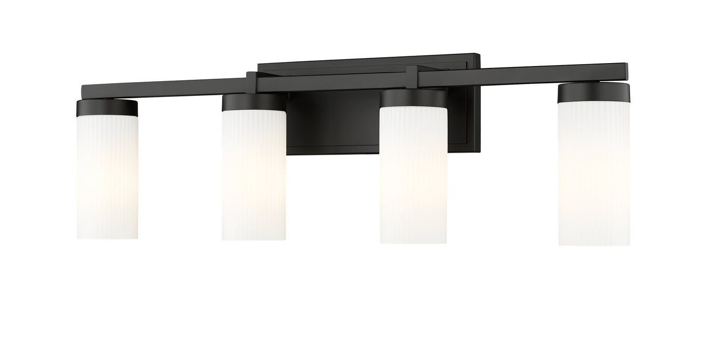 3044-4V-MB - Danica 4 Light 30" Vanity - Matte Black