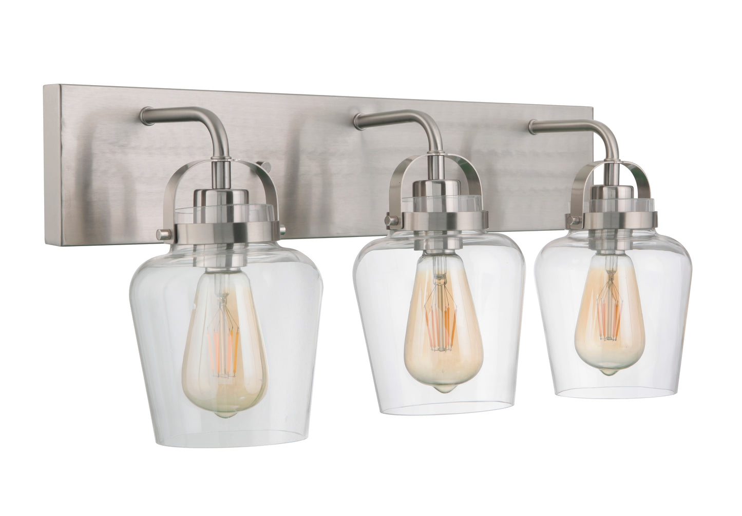 53503-BNK - Trystan 3 Light 22" Wide Vanity Light - Brushed Nickel