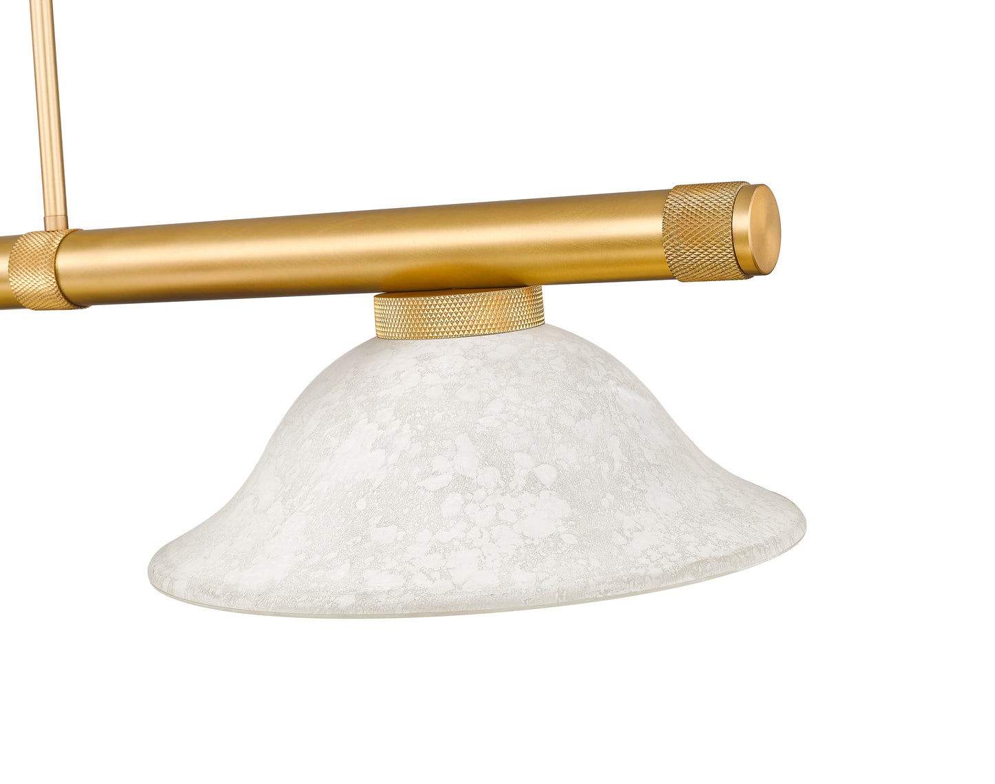 3050-3RB-GM16 - Vanguard 3 Light 58" Billiard - Rubbed Brass