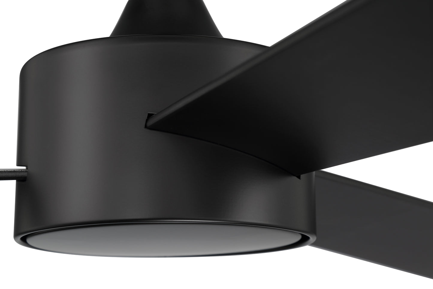 PRV52FB3-NWF - Provision 52" Indoor/Outdoor Ceiling Fan no Wifi 52" 3 Blade Indoor Outdoor Ceiling Fan - Flat Black