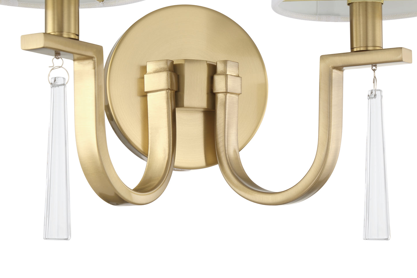 58262-SB - Fortuna 2 Light 11" High Wall Sconce - Satin Brass