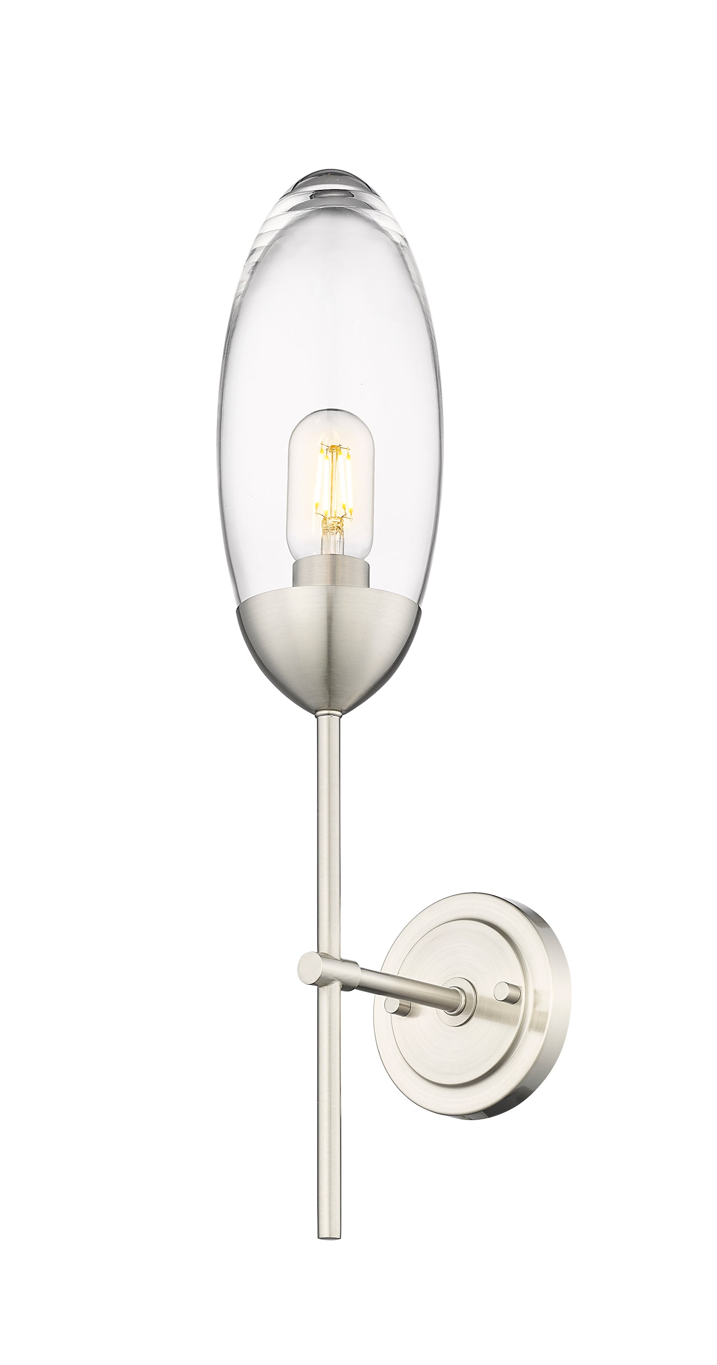 651S-BN - Arden 1 Light Wall 22" Sconce - Brushed Nickel