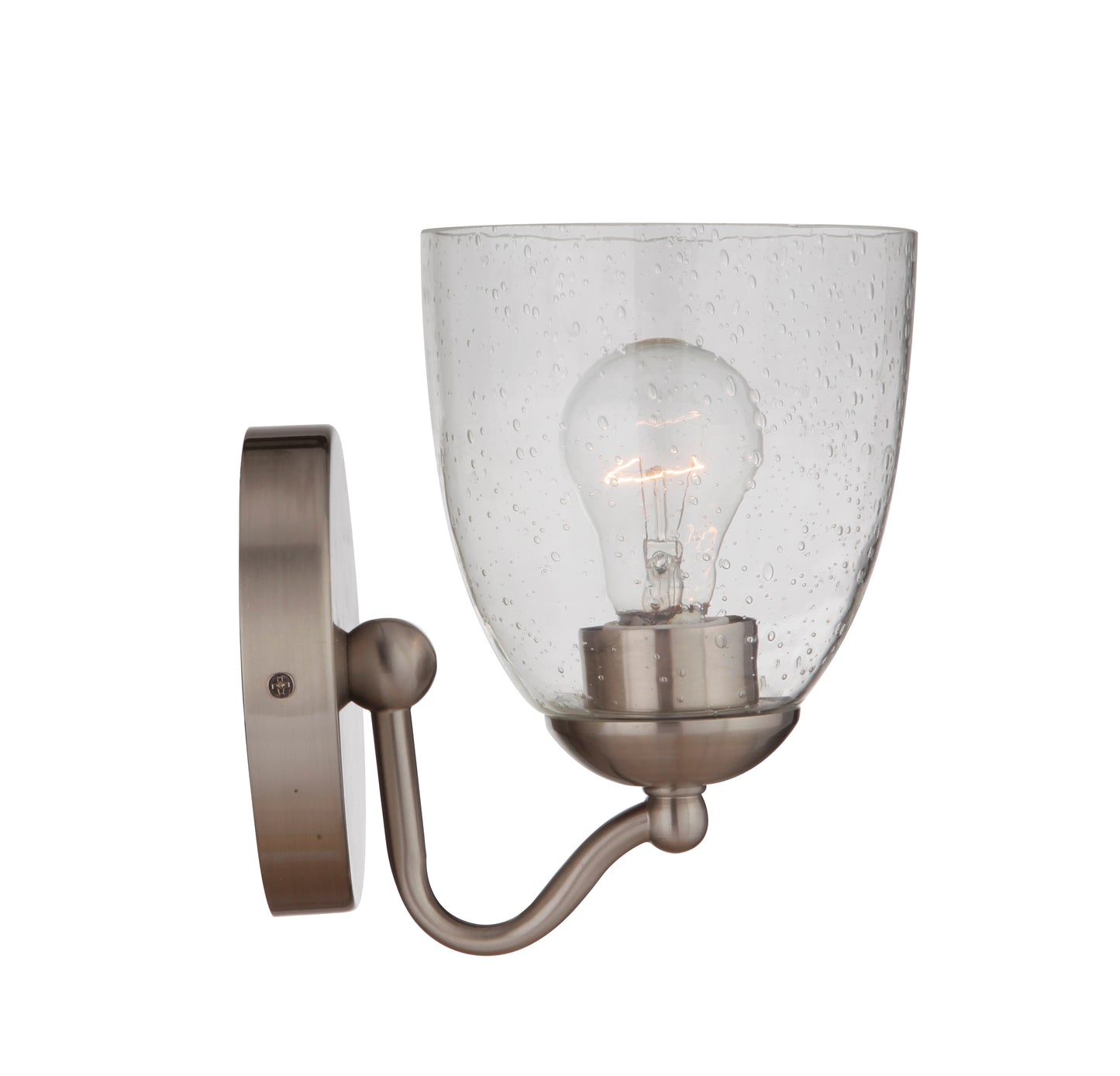 19906BNK1 - Hillridge 1 Light 9.5" High Wall Sconce - Brushed Nickel