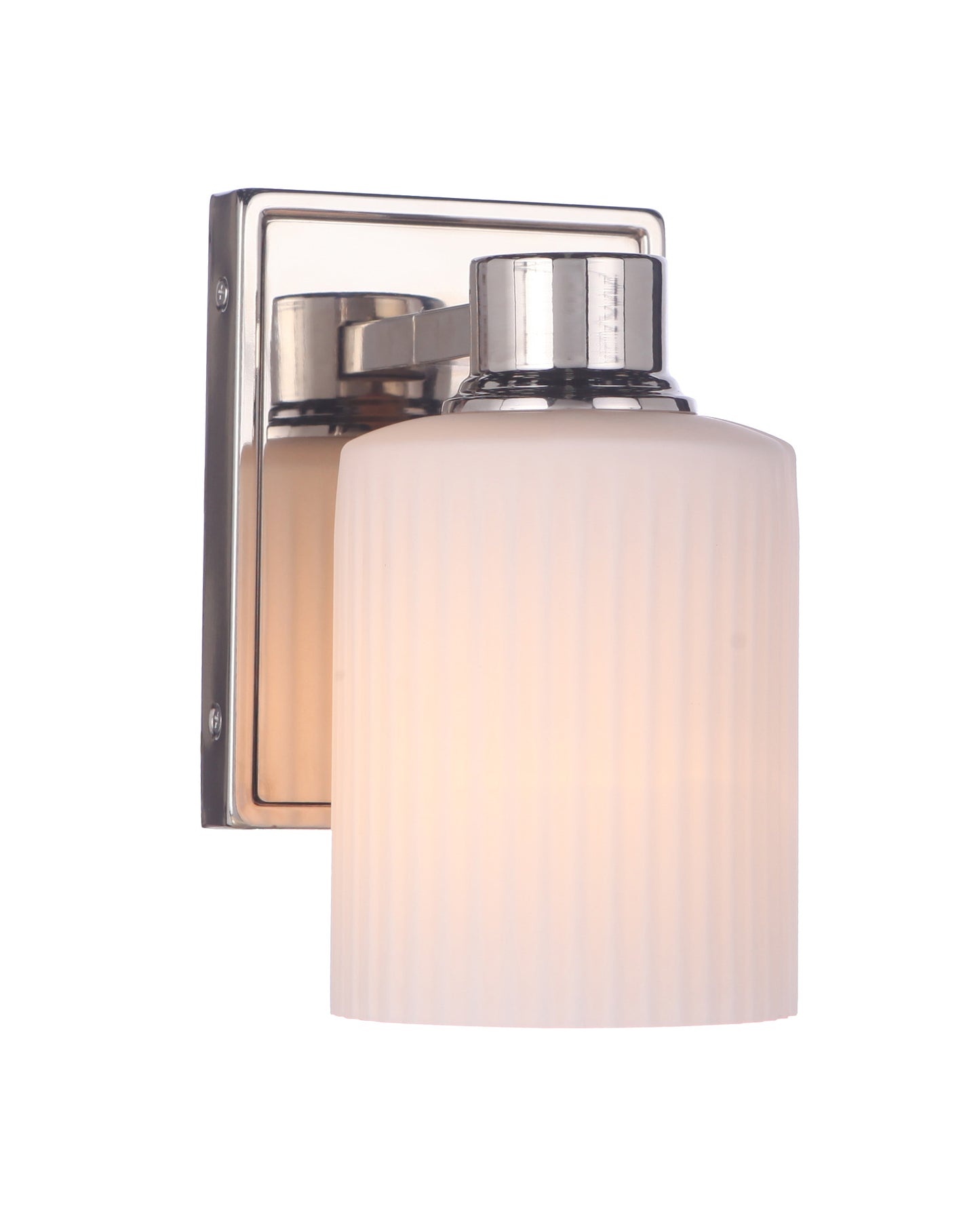 12905PLN1 - Bretton 1 Light 8" High Wall Sconce - Polished Nickel