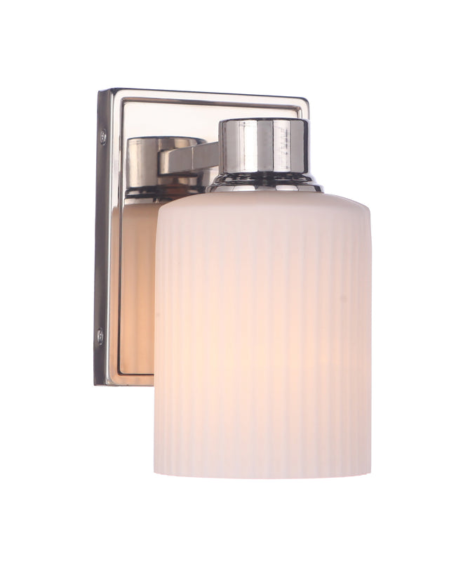 12905PLN1 - Bretton 1 Light 8" High Wall Sconce - Polished Nickel