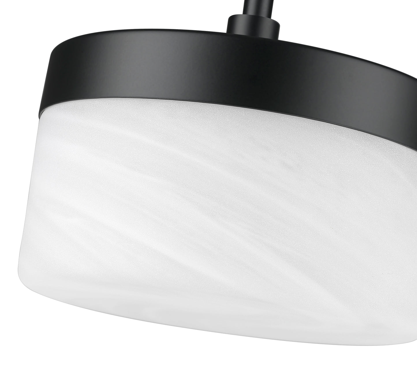 827P6-MB-LED - Renaud 1 Light 7" Pendant - Matte Black