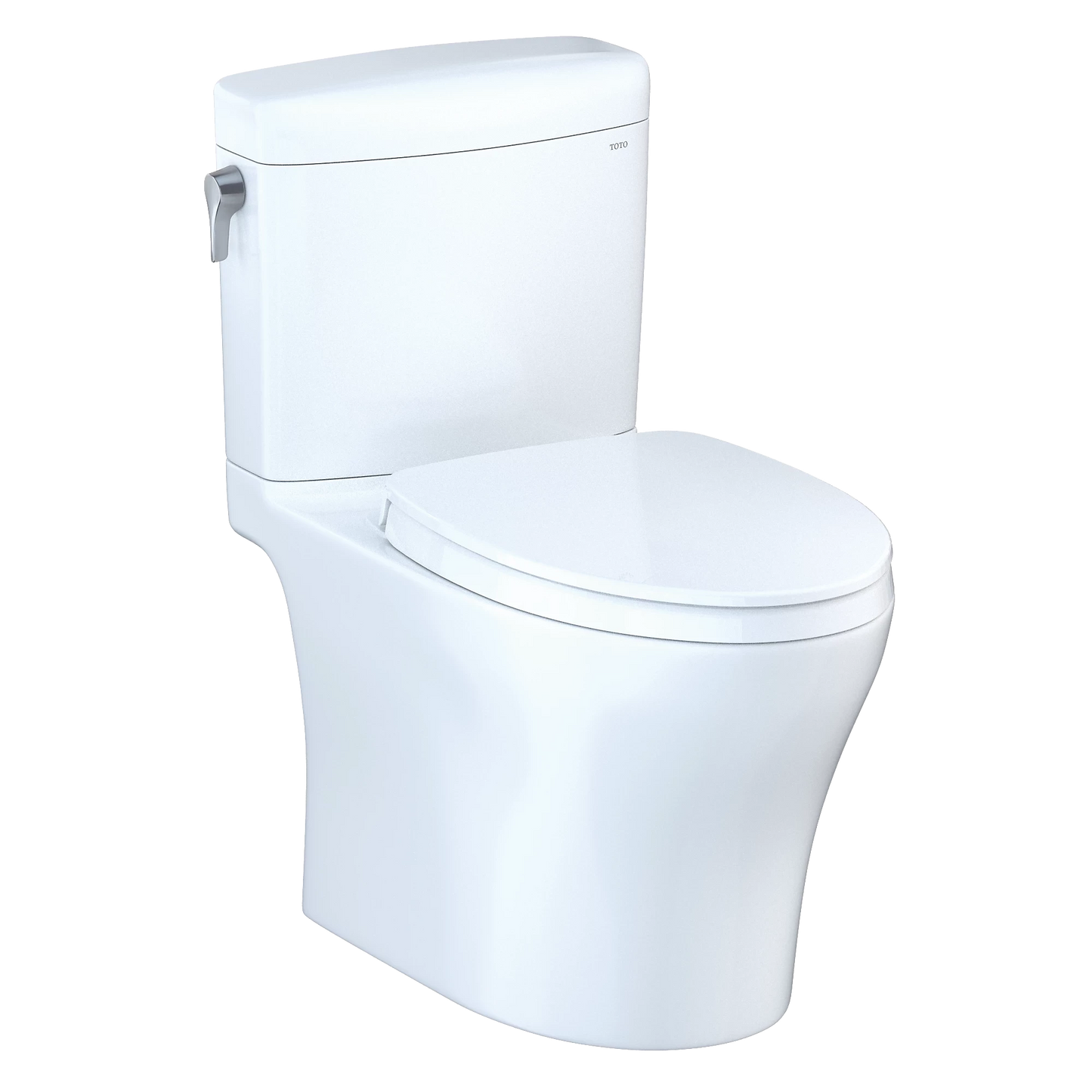 MS436124CEMFGN#01 - Aquia Iv Cube Two-Piece Universal Height Toilet - Cotton White