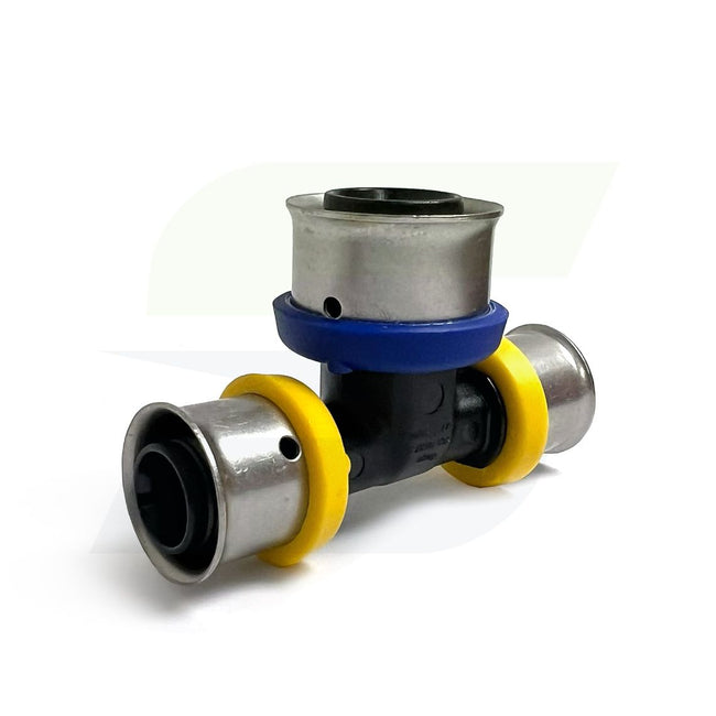 49334 - PEX Press Polymer Tee -  1/2" x 1/2" x 3/4"