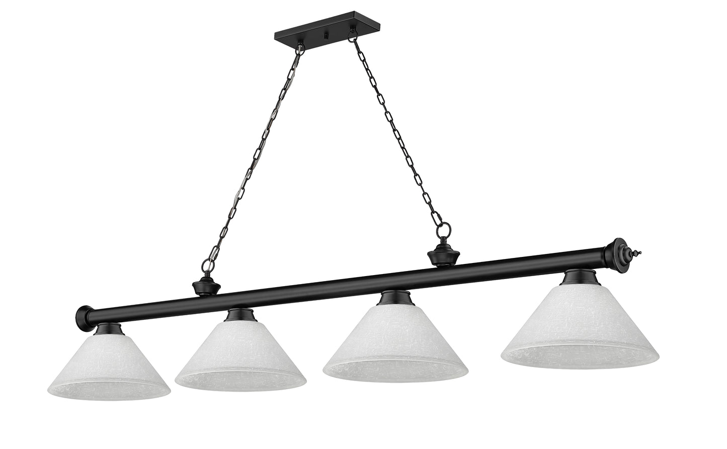 2306-4MB-AWL14 - Cordon 4 Light 81" Billiard - Matte Black