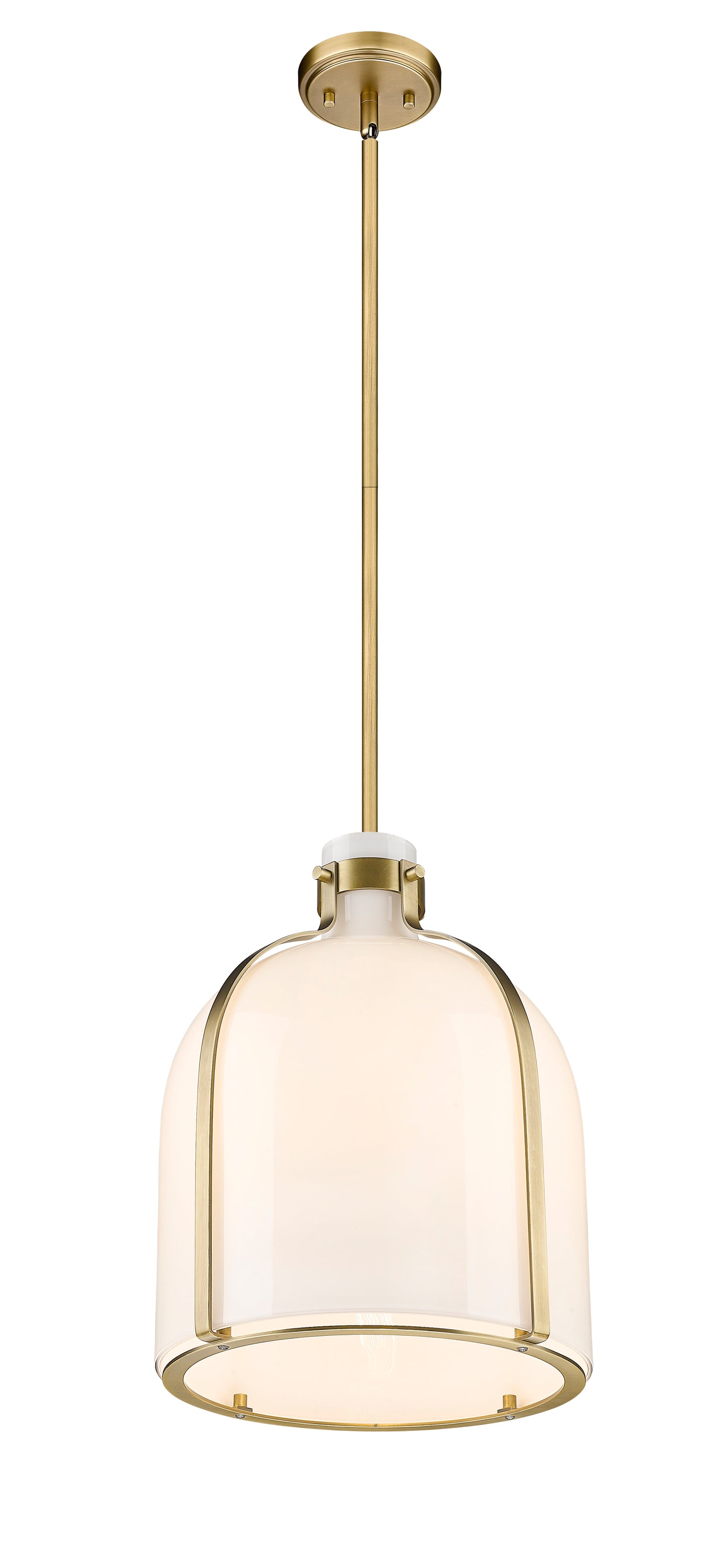 818-12RB - Pearson 1 Light 12" Pendant - Rubbed Brass