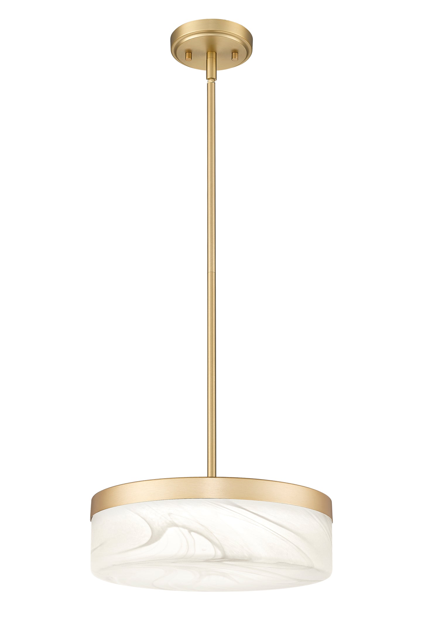 827P13-MGLD-LED - Renaud 1 Light 13" Pendant - Modern Gold