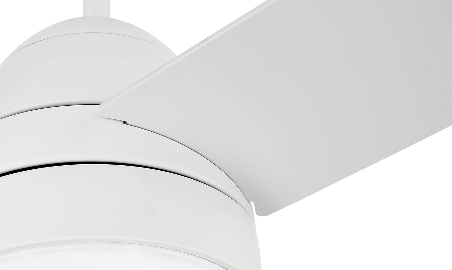 CZY52W3 - Cozy 52" 3-Blade Ceiling Fan 52" 3 Blade Ceiling Fan with Light Kit - White