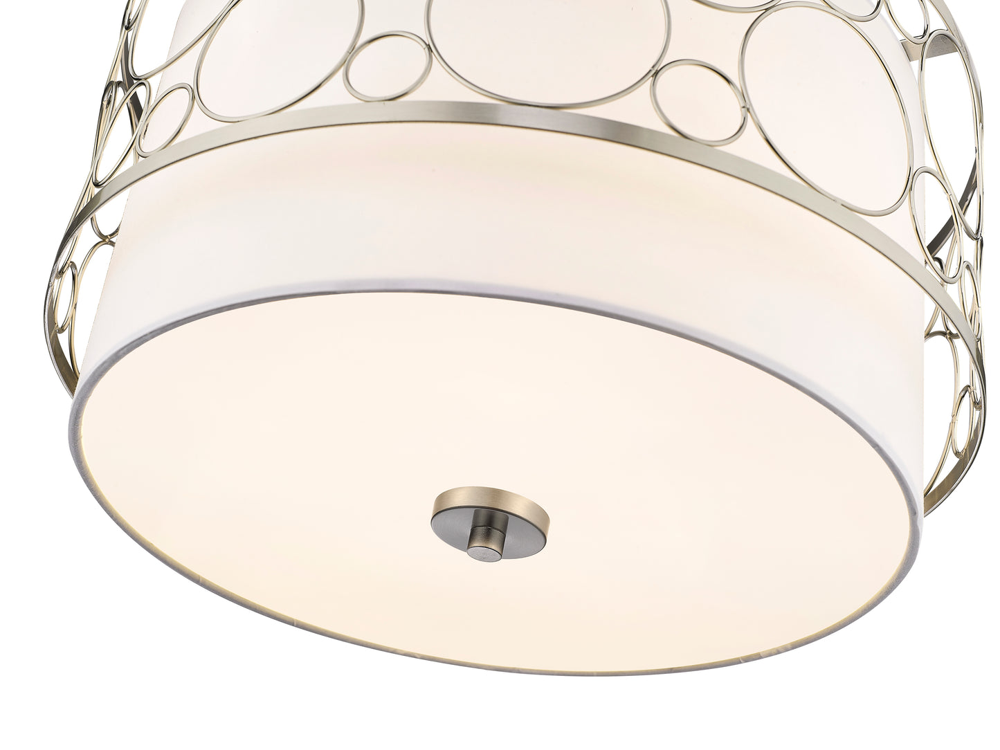 197-17BN - Kendall 3 Light 17" Pendant - Brushed Nickel