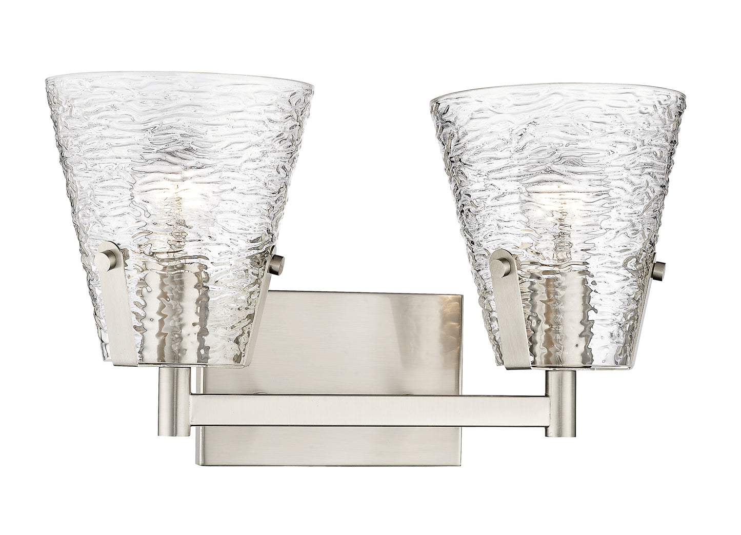1101-2V-BN - Analia 2 Light 16" Vanity - Brushed Nickel
