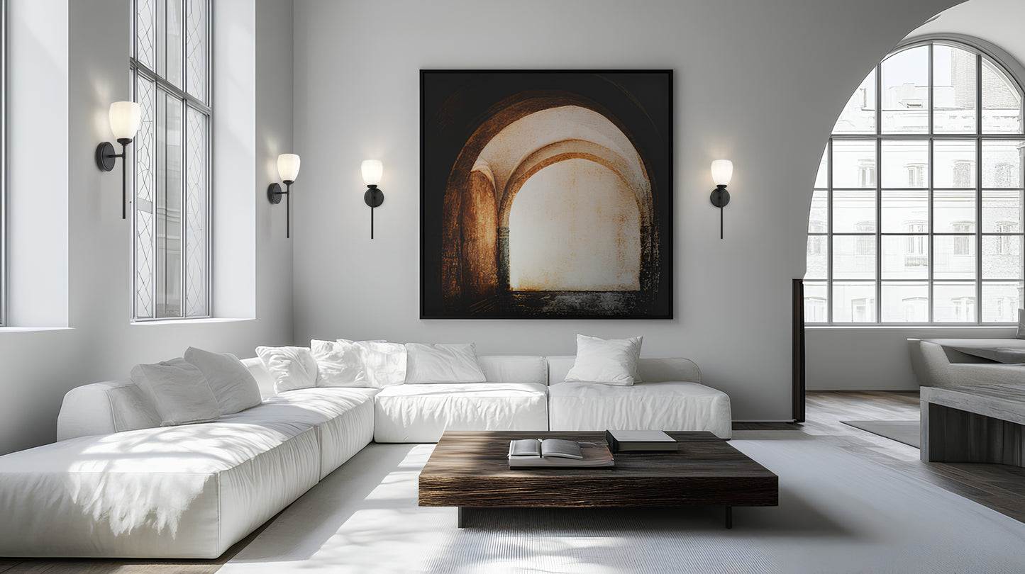 7004-1S-MB - Oren 1 Light Wall 19" Sconce - Matte Black