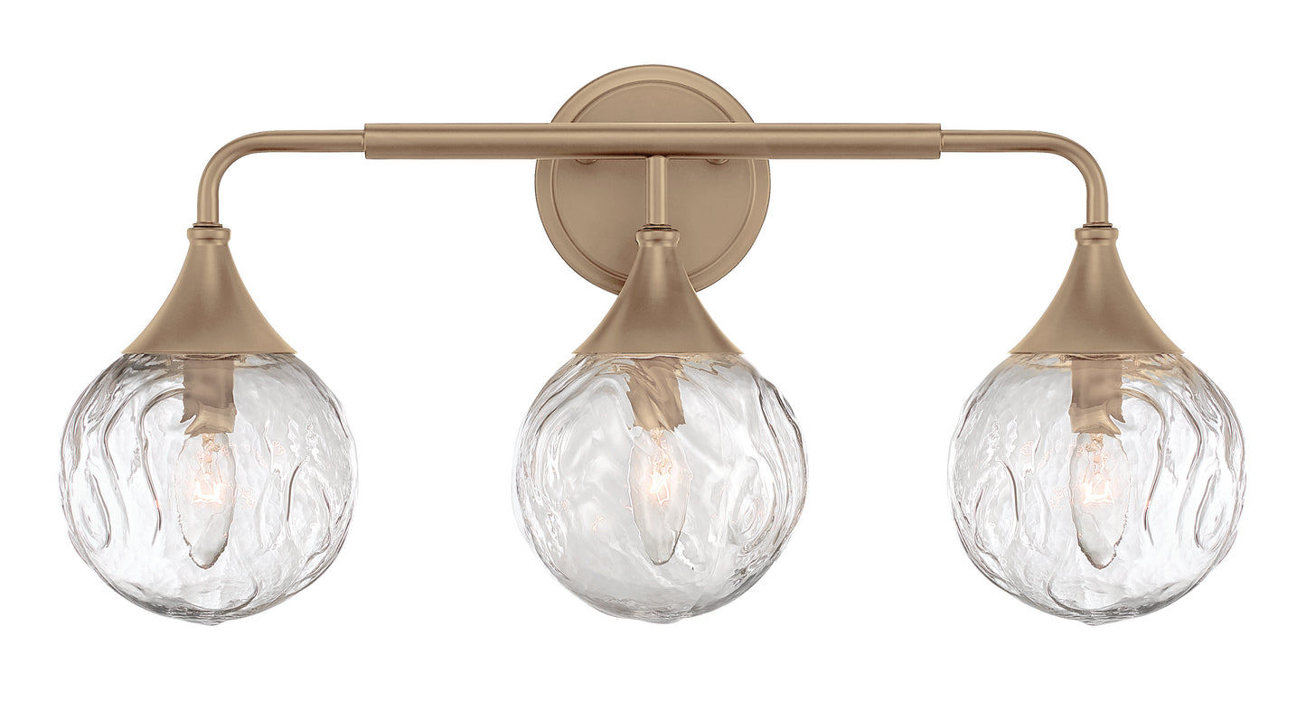 61203-CPZ - Reflection 3 Light 24" Wide Vanity Light - Premium Bronze