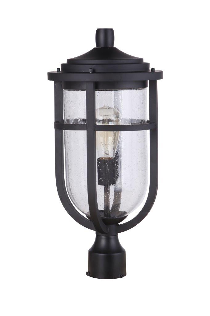 ZA4725-MN - Voyage 1 Light 20" High Post Mount - Midnight