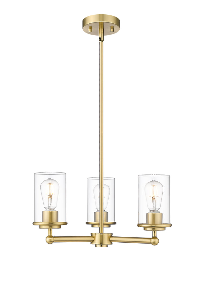 742-3LG - Thayer 3 Light 19" Chandelier - Luxe Gold
