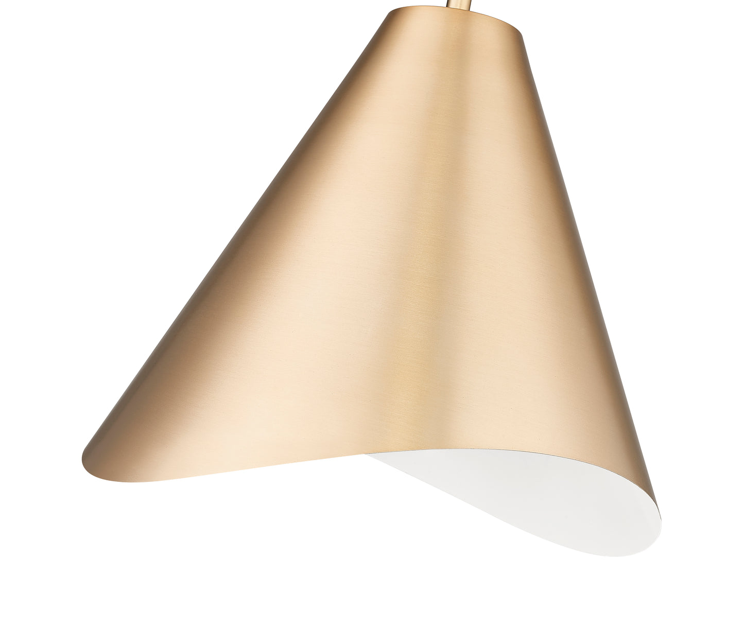 1952P12-MGLD - Aria 1 Light 12" Pendant - Modern Gold