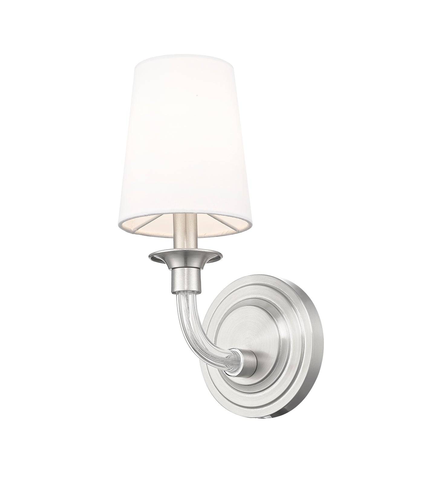 1950-1S-BN - Katerina 1 Light Wall 12" Sconce - Brushed Nickel