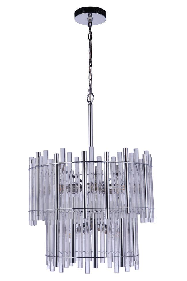 59229-CH - Reveal 9 Light 22" Wide Chandelier - Chrome