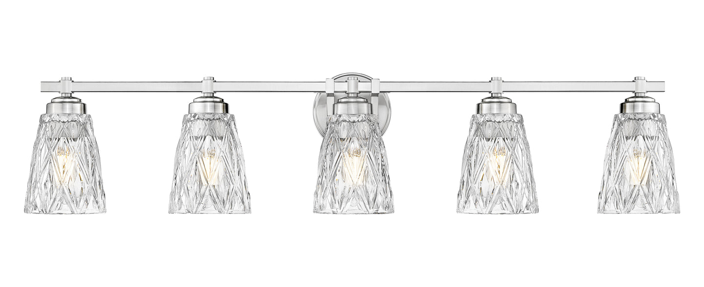 1960-5V-BN - Andree 5 Light 40" Vanity - Brushed Nickel