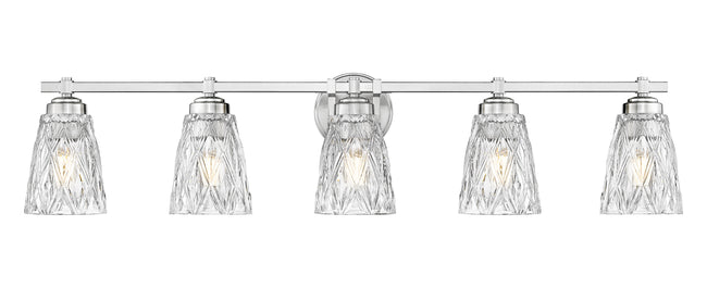 1960-5V-BN - Andree 5 Light 40" Vanity - Brushed Nickel
