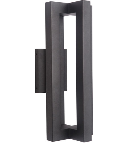 Z1514-TB-LED - Kai 3 Light 18" High Outdoor Wall Lantern - Textured Black