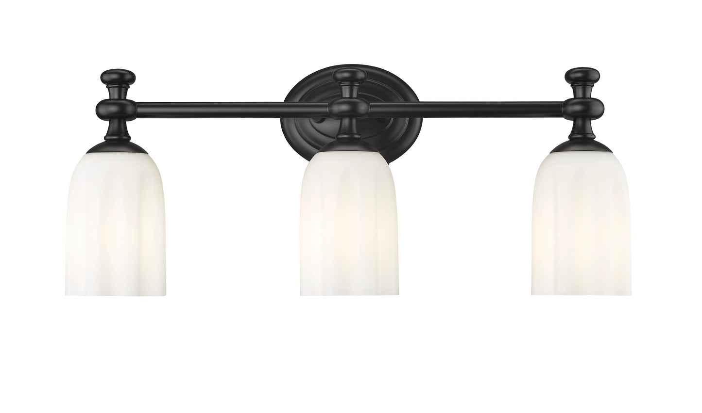 1102-3V-MB - Orion 3 Light 22" Vanity - Matte Black