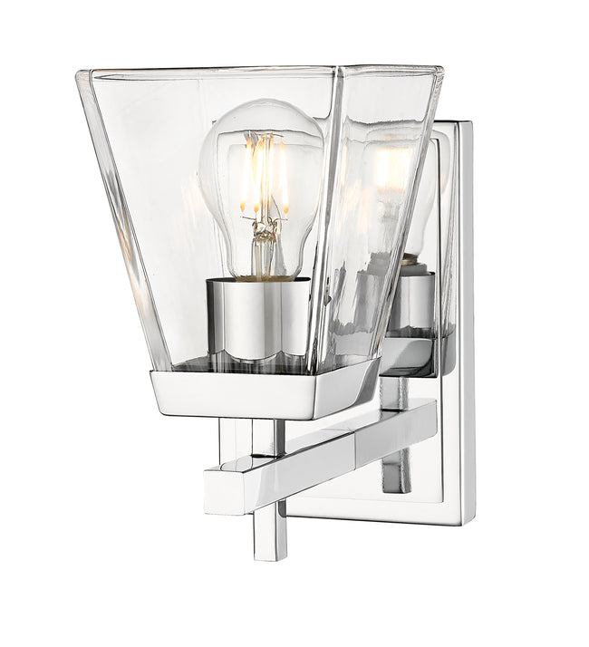819-1S-CH - Lauren 1 Light Wall 8" Sconce - Chrome