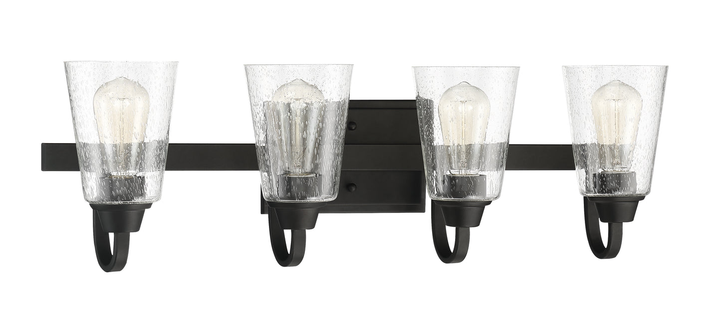 41904-ESP-CS - Grace 4 Light 28" Wide Vanity Light - Espresso