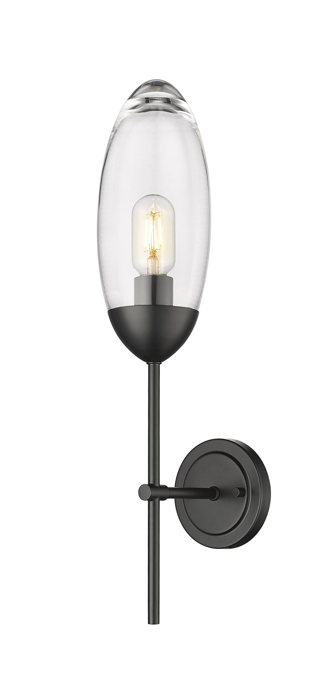 651S-MB - Arden 1 Light Wall 22" Sconce - Matte Black