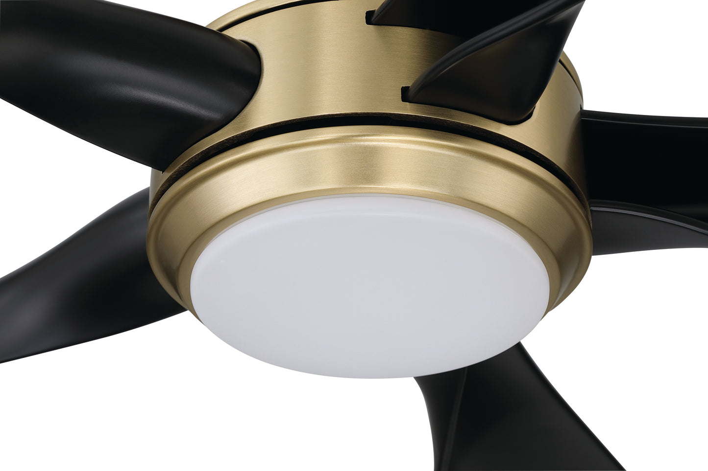 RSL52SBFB5 - Rosalie 52" 5-Blade Indoor ceiling Fan 52" 5 Blade Ceiling Fan with Light Kit - Satin Brass