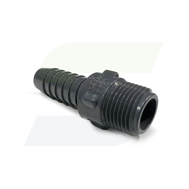 1436-005 - 1/2" PVC Barbed Insert Fitting, MIPT x Insert