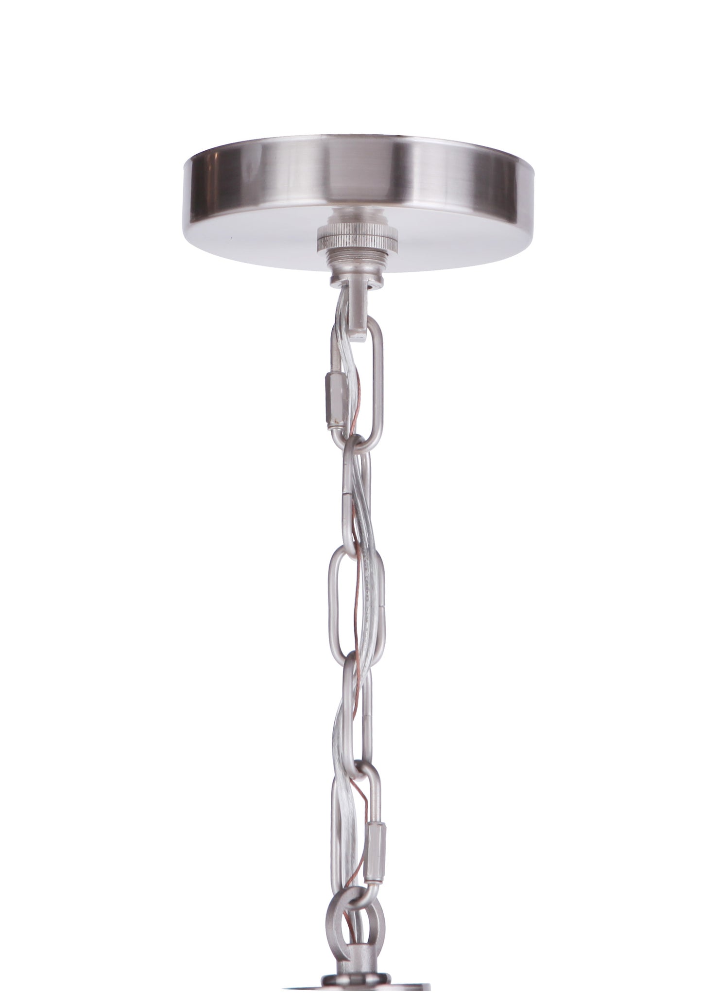 54328-BNK - Larrson 8 Light 20" Wide Chandelier - Brushed Nickel