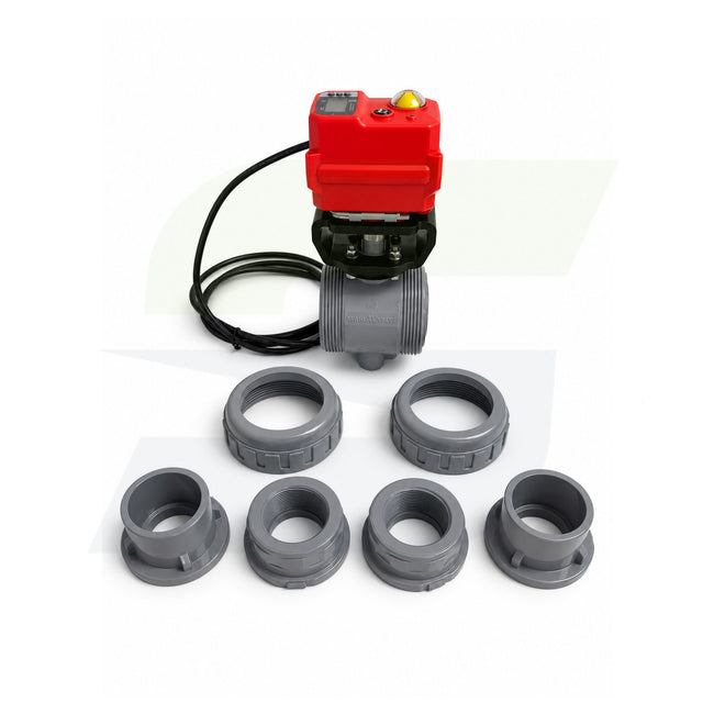 160960015 - 1-1/2" Type 21 CPVC Ball Valve - Smart Fail-Safe Actuated, EPDM