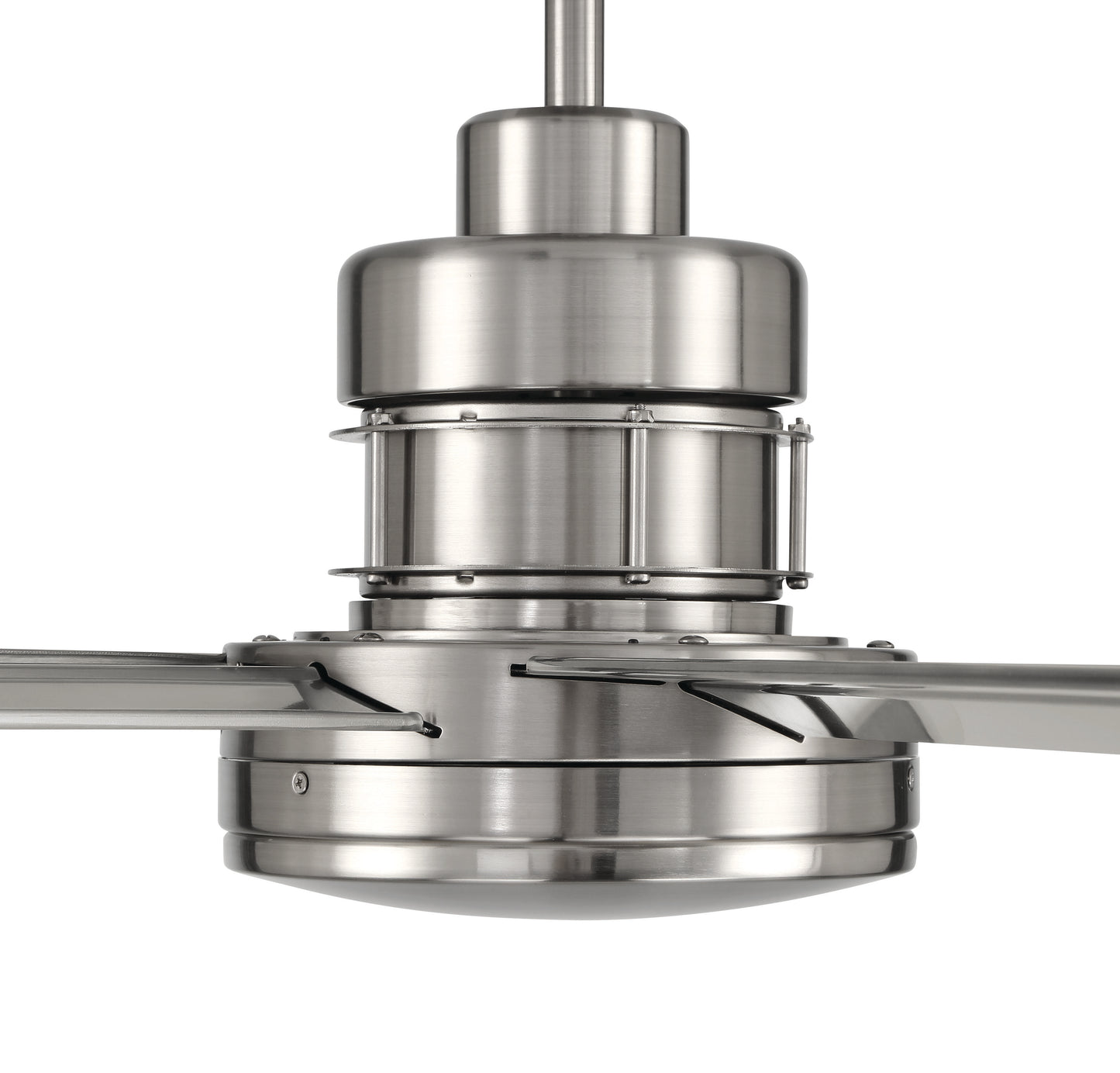 MND80BNK6 - Mondo 80 80" 6 Blade Ceiling Fan with Light Kit - Brushed Nickel