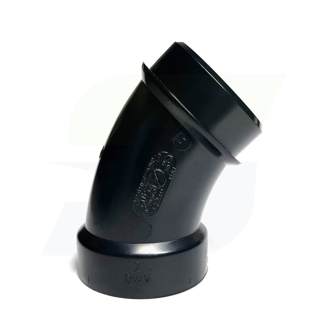 I044100 - 2" SPG x H ABS 45 degree Elbow 58062