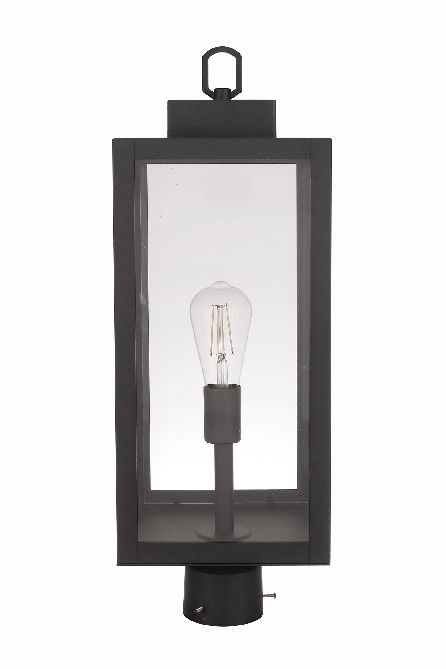 ZA6825-TB - Marin 1 Light 23" High Outdoor Post - Textured Black