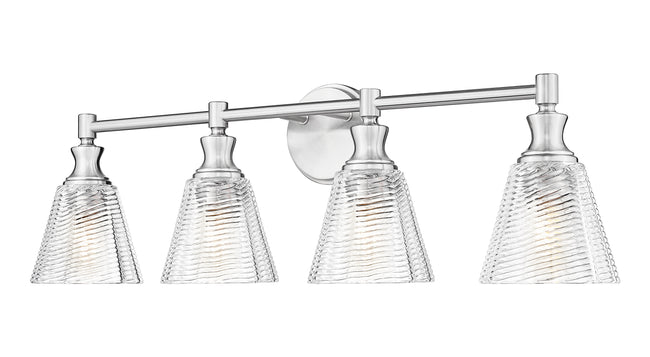 7704-4V-BN - Auden 4 Light 32" Vanity - Brushed Nickel