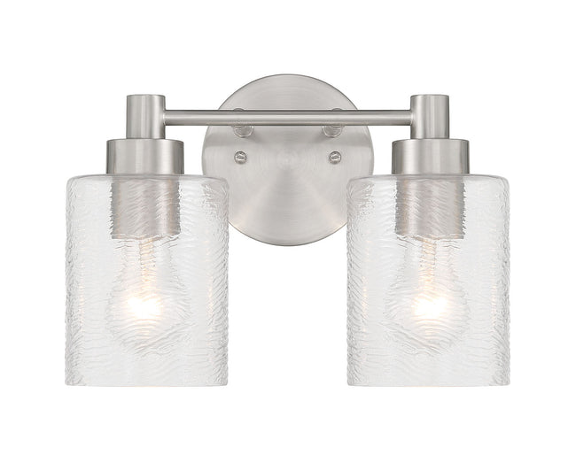 60202-BNK - Lyndsey 2 Light 12.38" Wide Vanity Light - Brushed Nickel