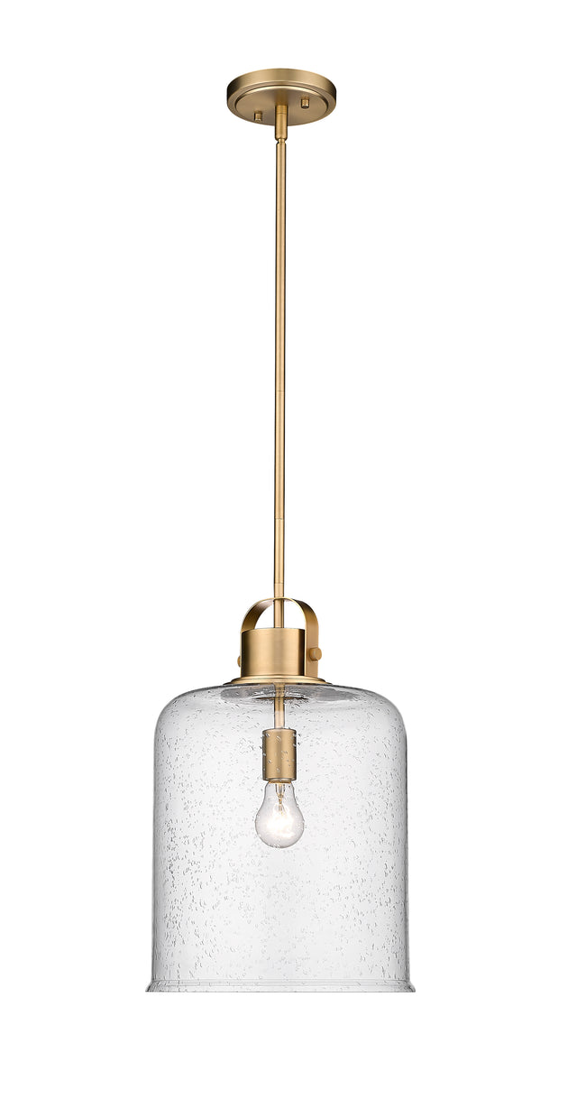 340P12-HG - Kinsley 1 Light 12" Pendant - Heirloom Gold