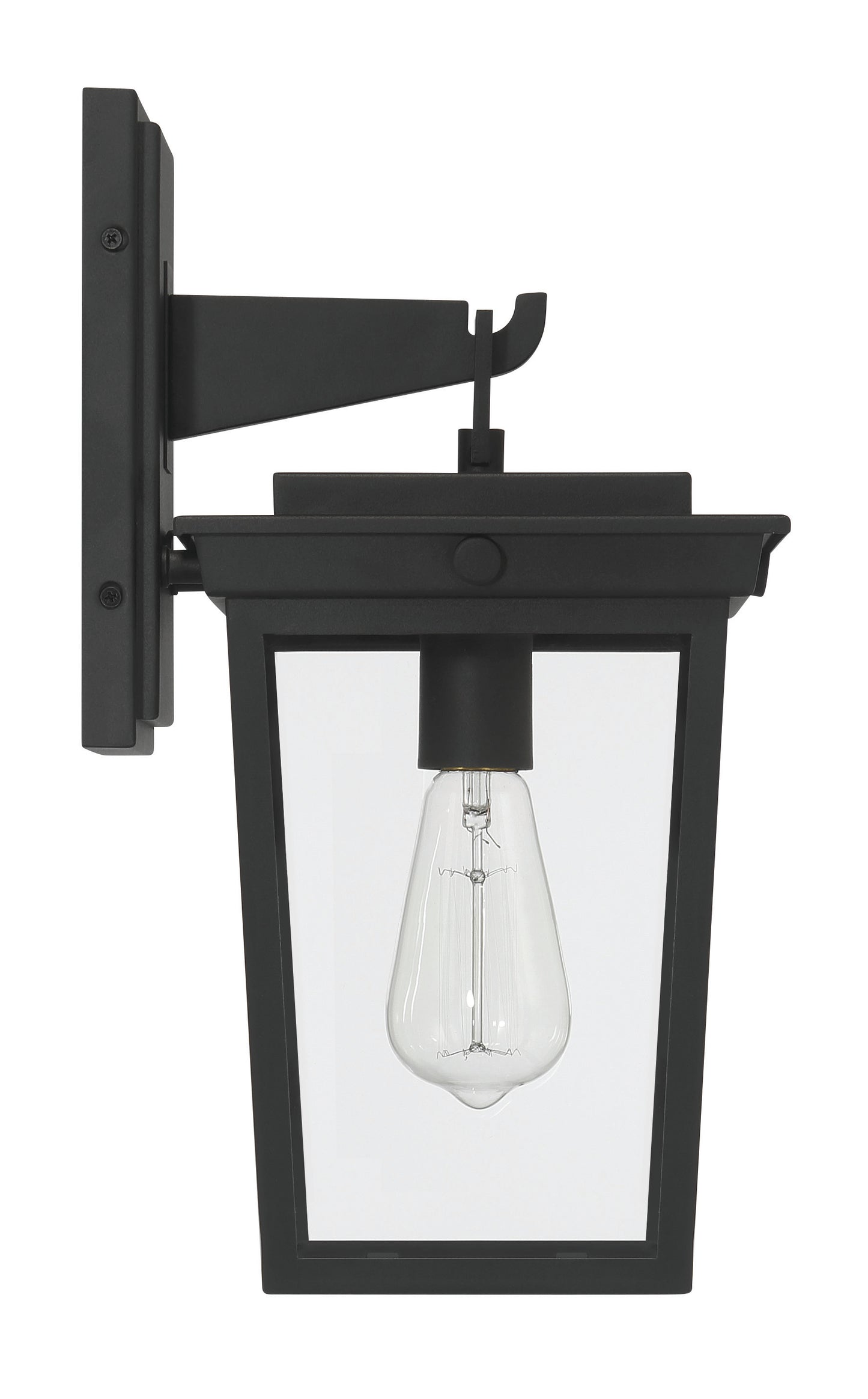 ZA7804-TB - Duncan 1 Light 16" High Outdoor Wall Lantern - Textured Black